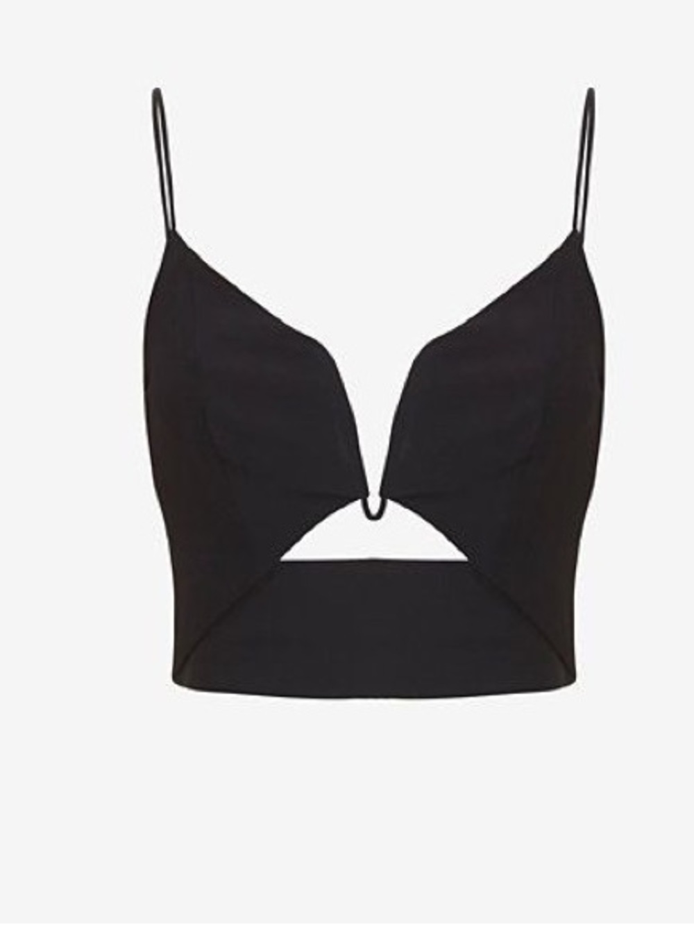 NWOT Zimmermann Crêpe Plunge Bustier Top